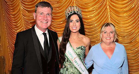Caoimhe Kenny, daughter of Stephen Kenny, crowned Miss Ireland 2025