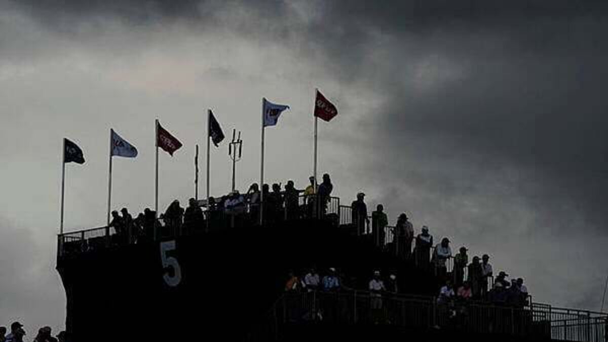 Heavy rain halts play at US Open with overnight leader Sam Burns still ahead