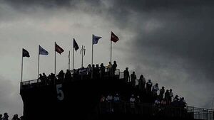 Heavy rain halts play at US Open with overnight leader Sam Burns still ahead Heavy rain halts play at US Open with overnight leader Sam Burns still ahead