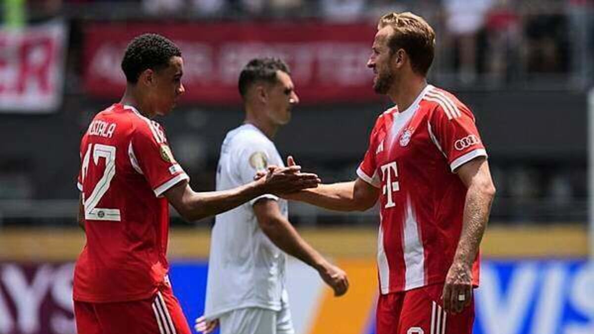Jamal Musiala hits hat-trick as Bayern Munich put 10 past Auckland