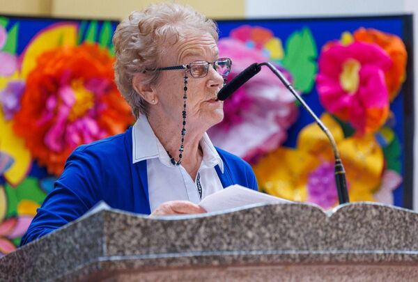 Sr Bernadette O'Rourke, the last Mercy Sister principal of Askea Girls National School