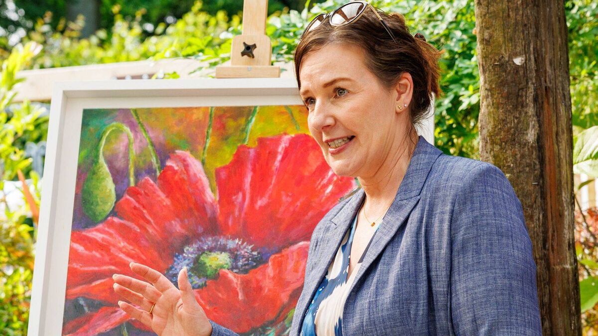 Renowned artist Jacinta launches stunning exhibition of paintings