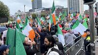 Anti-racism and anti-immigration demonstrations held in Dublin city