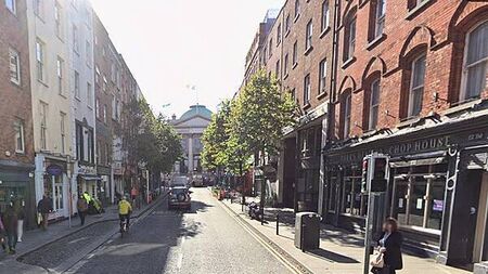 Parliament Street in Dublin city to be traffic-free from next week
