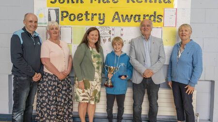Castledermot school presents poetry awards