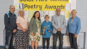 Castledermot school presents poetry awards Castledermot school presents poetry awards