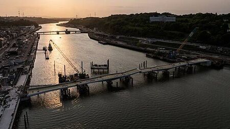 New sustainable transport bridge installed in Waterford City