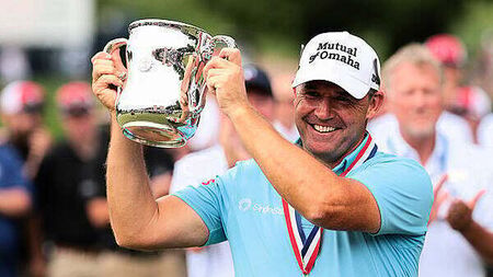 Padraig Harrington wins second US Senior Open in four years