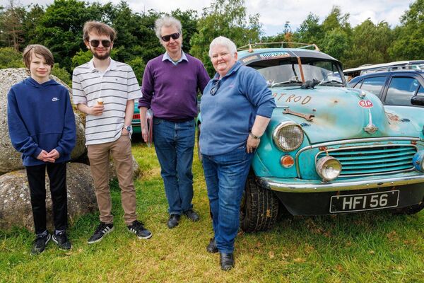 Michael and Anne Doran with their sons Frank and Graham