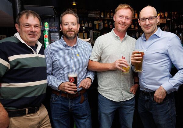 David Jeffers, John Walsh, Niguel Byrne and Ollie Sinnott David Jeffers, John Walsh, Niguel Byrne and Ollie Sinnott