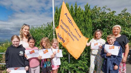 Nurney NS flies the flag for positive mental health