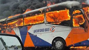 Passengers make lucky escape after bus catches fire in Co Carlow Passengers make lucky escape after bus catches fire in Co Carlow