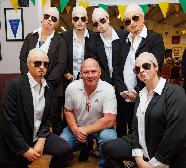 Keith Bolger and the group as Pitbull