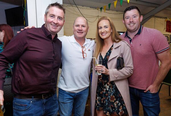Niall Byrne, Keith Bolger, Caroline Byrne and Dylan Thomas