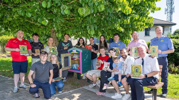 First pocket library installed at town’s garda station