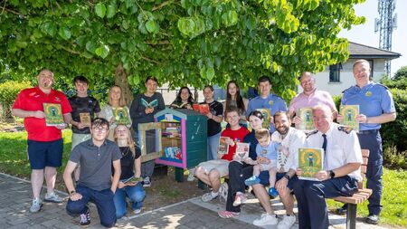First pocket library installed at town’s garda station