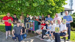 First pocket library installed at town’s garda station First pocket library installed at town’s garda station
