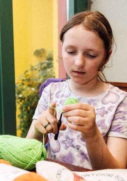 Beth Brady weaves a pattern
