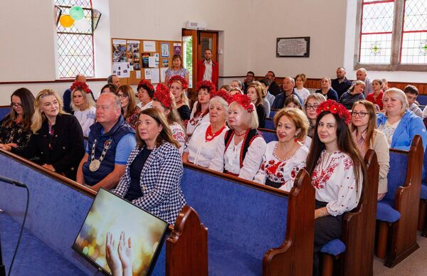 Attendees at the first anniversary of the Ukrainian Saturday School and the official launch of the Ukrainian Educational and Cultural Centre 'Wings' Attendees at the first anniversary of the Ukrainian Saturday School and the official launch of the Ukrainian Educational and Cultural Centre 'Wings'
