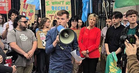 College fees: Protesting students say Government putting ‘undue financial burden’ on them