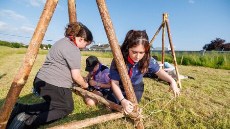 Scouts showcase skills for families at fundraising day