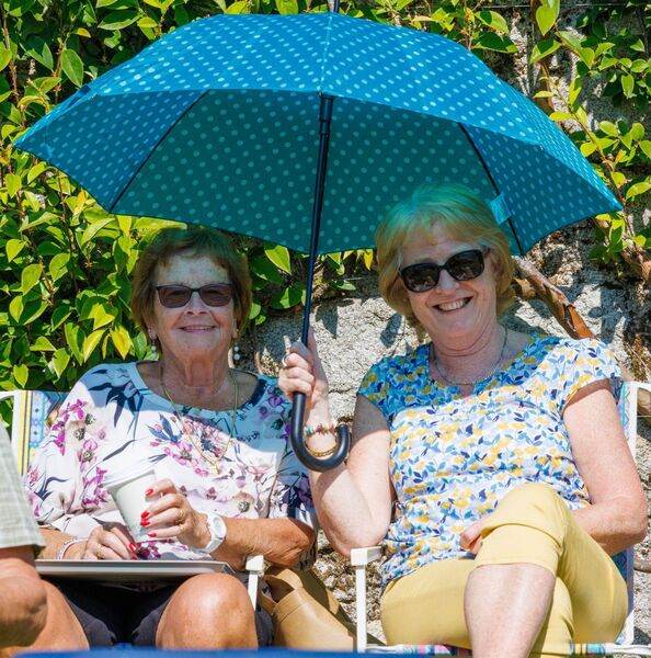 Mary Farrell and Ann Kavanagh enjoying the concert