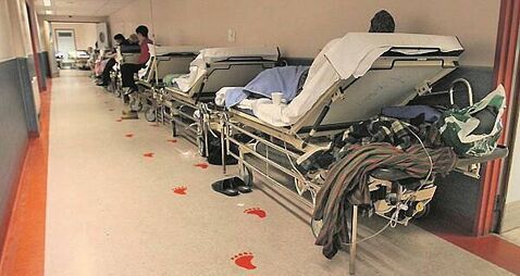 Hospital overcrowding: Over 360 patients waiting for a bed