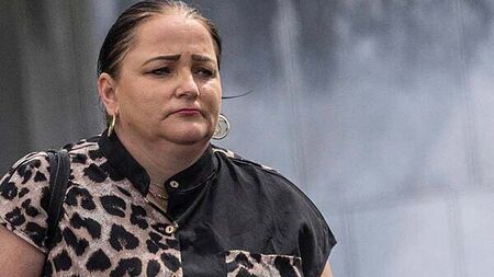 Woman in court after kicking detective in crotch during search of her home