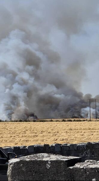 The fire near Bennekerry