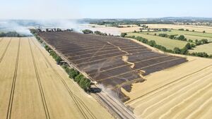 40 firefighters battle blaze in Carlow field