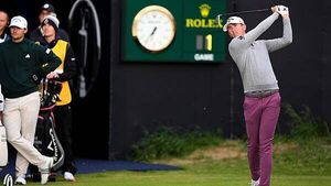 Northern Ireland’s Tom McKibbin and Nicolai Hojgaard take early lead at the Open Northern Ireland’s Tom McKibbin and Nicolai Hojgaard take early lead at the Open