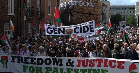 Thousands attend pro-Palestinian rally in Dublin