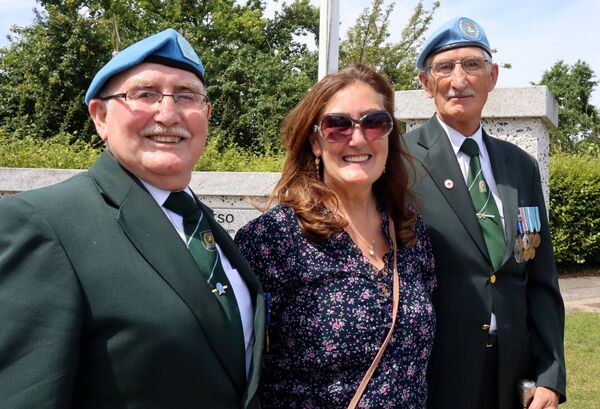 Joe Doyle with his sister Mildred, and brother Paddy Doyle