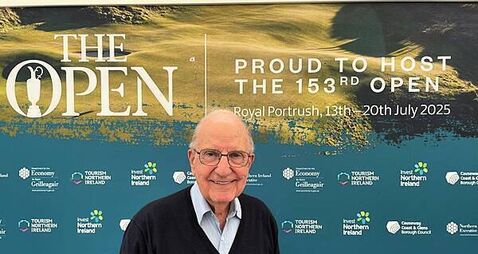 Hosting Open a ‘tribute’ to people of Northern Ireland, says George Mitchell