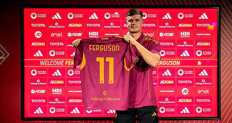 Ireland striker Evan Ferguson joins AS Roma in loan move