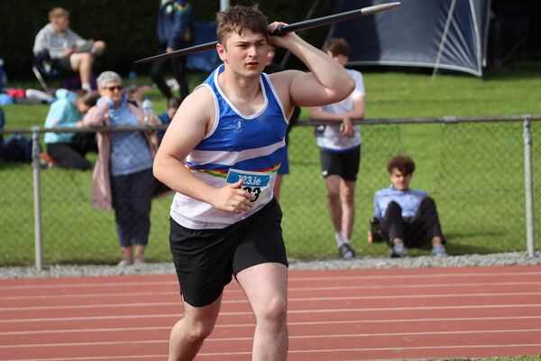 David Martinec in the Javelin at the AAI Games Photo: Perri Williams