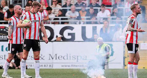 Teenager and man in hospital after Derry City and Bohemians fans 'attack each other'