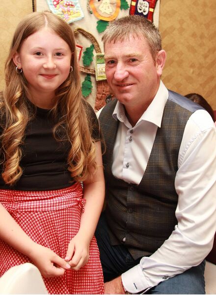 Emily Reid with her grandad Pat Emily Reid with her grandad Pat