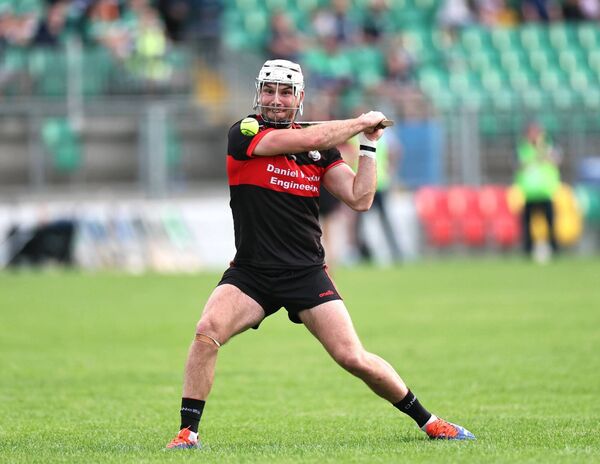 Chris Nolan was in top form for Mount Leinster Rangers Photo: Pat Ahern