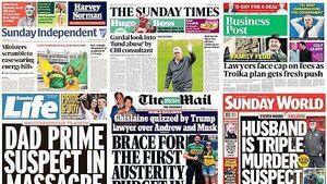 What the papers say: Sunday's front pages