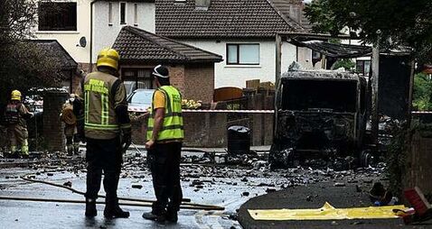 Lucan truck fire intensified by aerosol cans and fuel oils, firefighters say