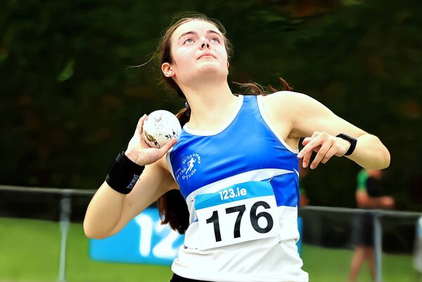 Chloe Ryan first in the shot and discus