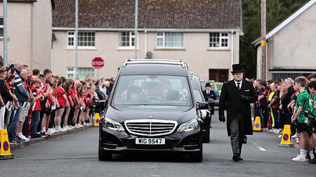 Murder of mother and children has shaken community to its core, service told