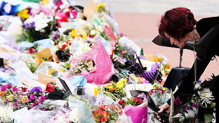 Sharon Osbourne emotional as family look at Ozzy Osbourne tributes in Birmingham