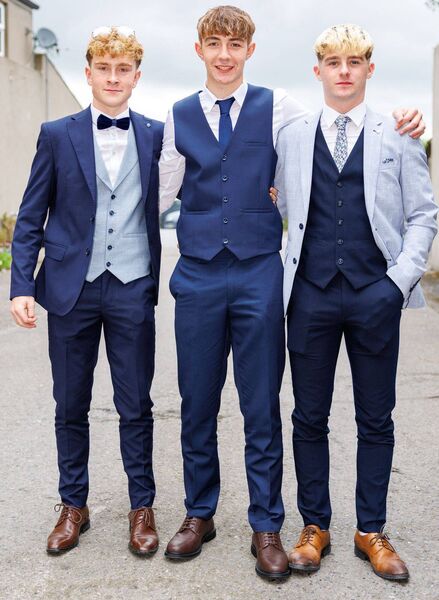 Paddy O'Brien, Karl Lawlor and Conor Hickey