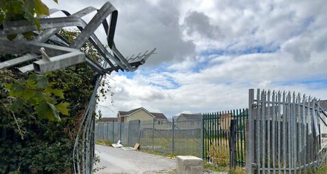 Residents fear for safety after gate between housing estates is destroyed 