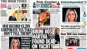 What the papers say: Thursday's front pages What the papers say: Thursday's front pages