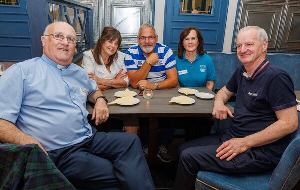 Fr Ger Ahern, Peg and Denis Ryan, Mary Doyle and Eddie Corcoran