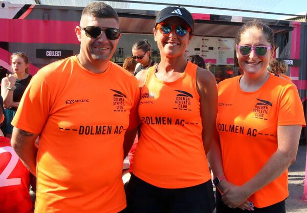 Colm Graham, club PRO Roisin Whitty and Sarah O'Connor Colm Graham, club PRO Roisin Whitty and Sarah O'Connor