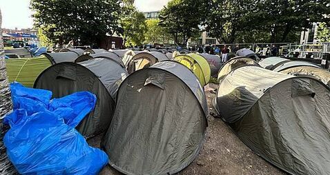 Asylum seekers in tents harassed as TikTok vigilante promotes violence